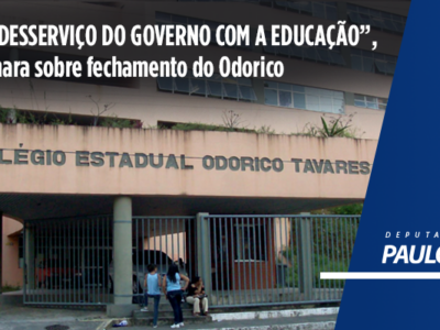 “Mostrou o desserviço do Governo com a educação”, diz Paulo Câmara sobre fechamento do Odorico