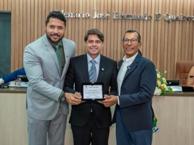 Paulo Câmara recebe Título de Cidadão Santantoniense e reafirma compromisso com o município